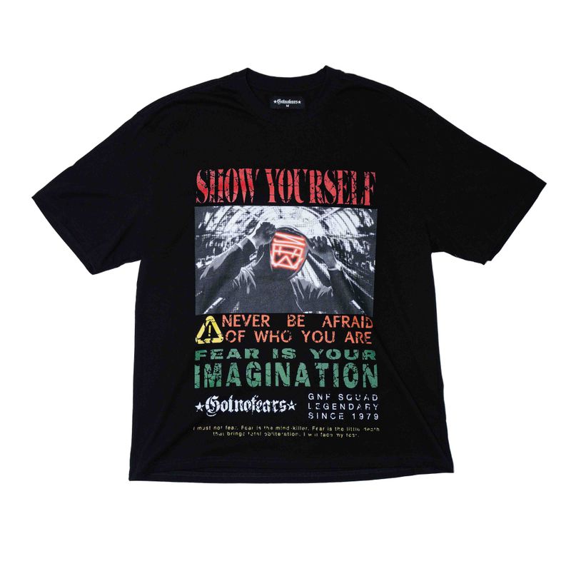★GOTNOFEARS★（ゴットノーフィアーズ）の「ショーユアセルフオーバーサイズTシャツ（トップス）」