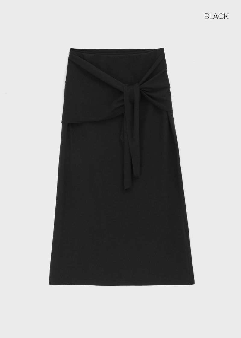 [MADE] Lofren Set - Long Skirt, Layered Wrap