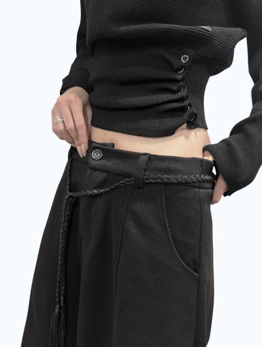 [ Belt Set ] Oriental Belt Wool Slacks
