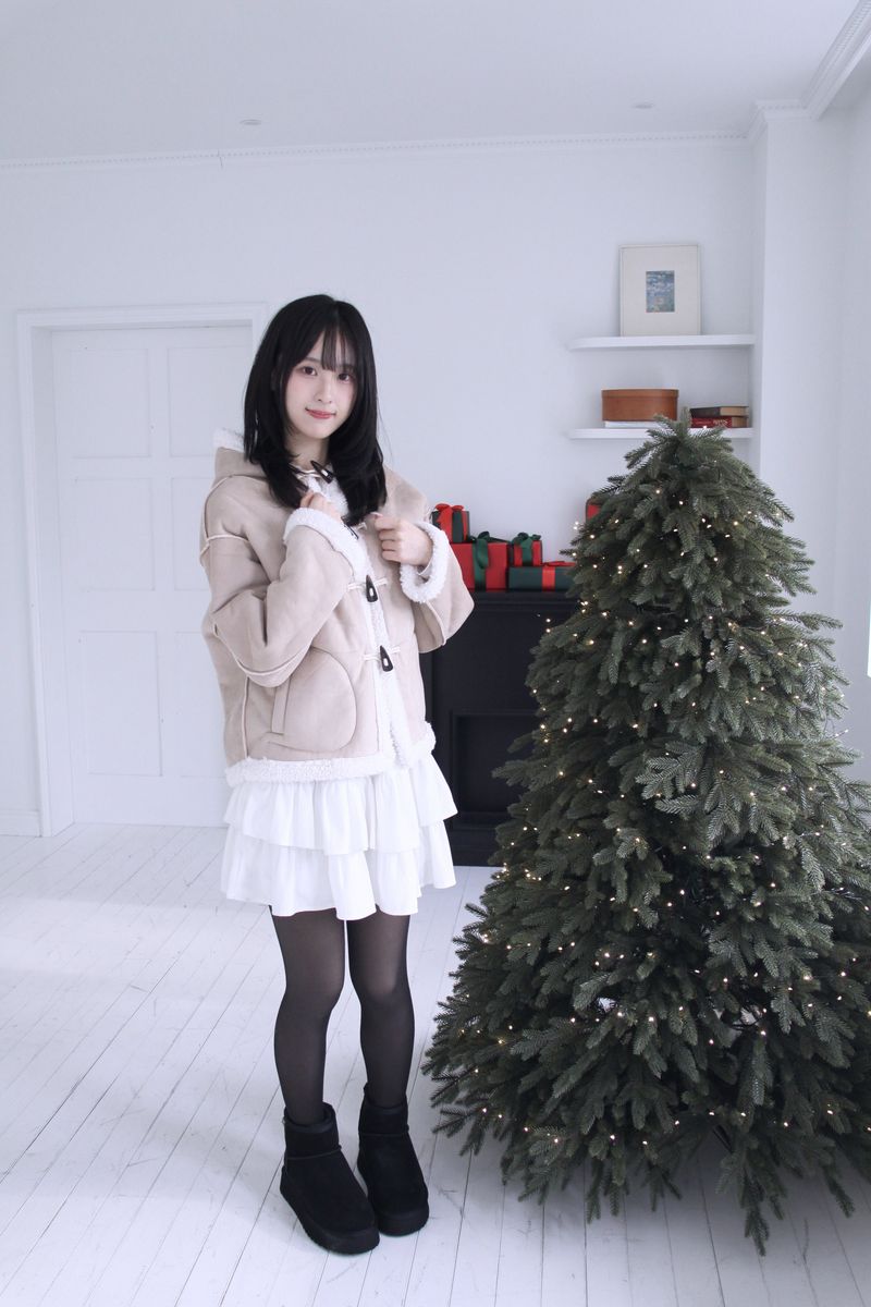 Bubble Wool Coloring Tteokbokki Cropped Mustang 2 colors