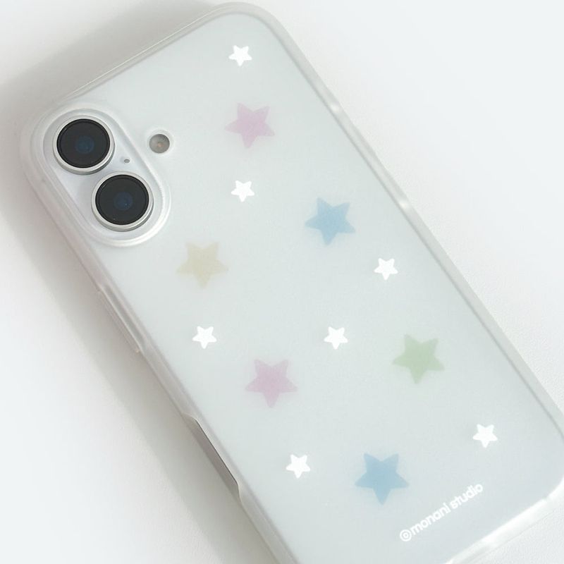 Monani Studio（モナニースタジオ）の「[Jelly] Star pattern Phone case (only case)（Smartphone Accessories）」