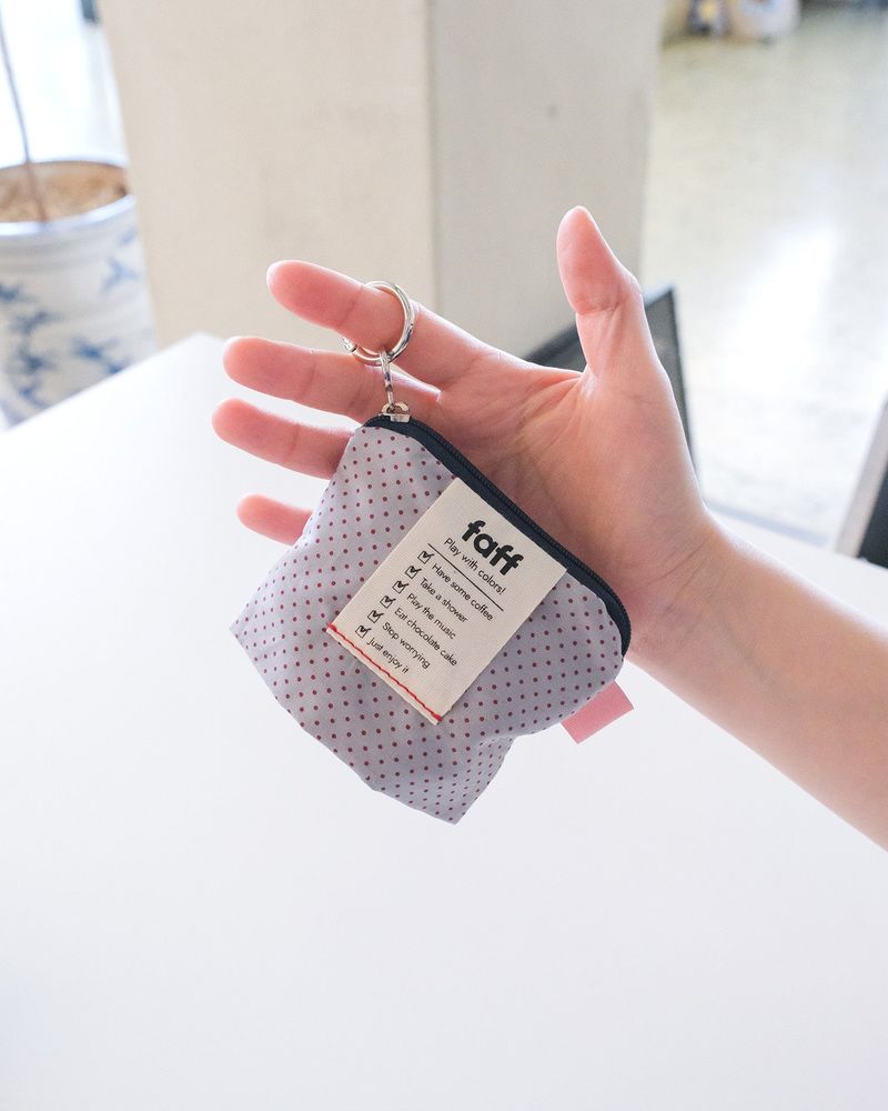 faff Pouch mini Dot Grey