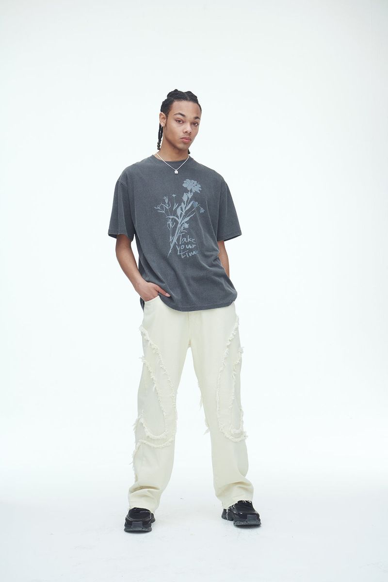 Comma Denim Pants Cream