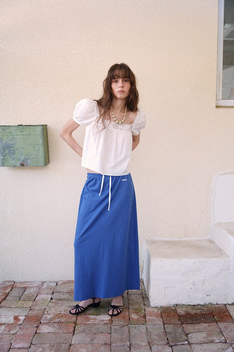 Rose square blouse