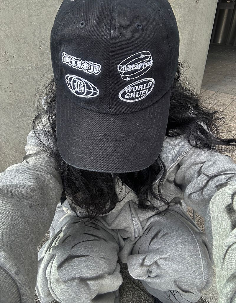 Delight-J（ディライトジェイ）の「[UNISEX] Universe lettering ball cap（Hats）」