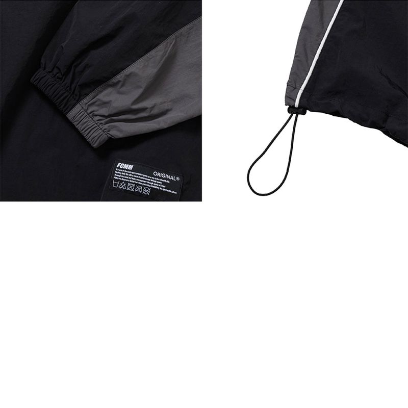 Triple Star Nylon Pullover - Black