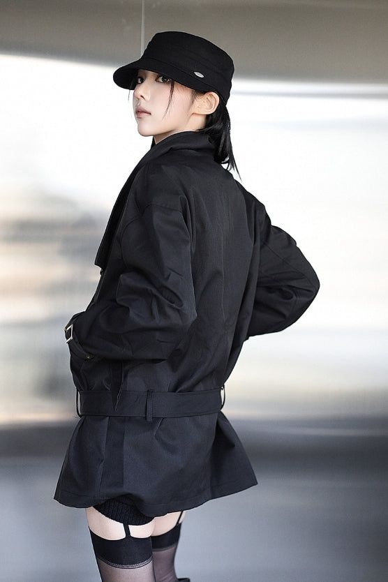 Antique Belt Trench Coat