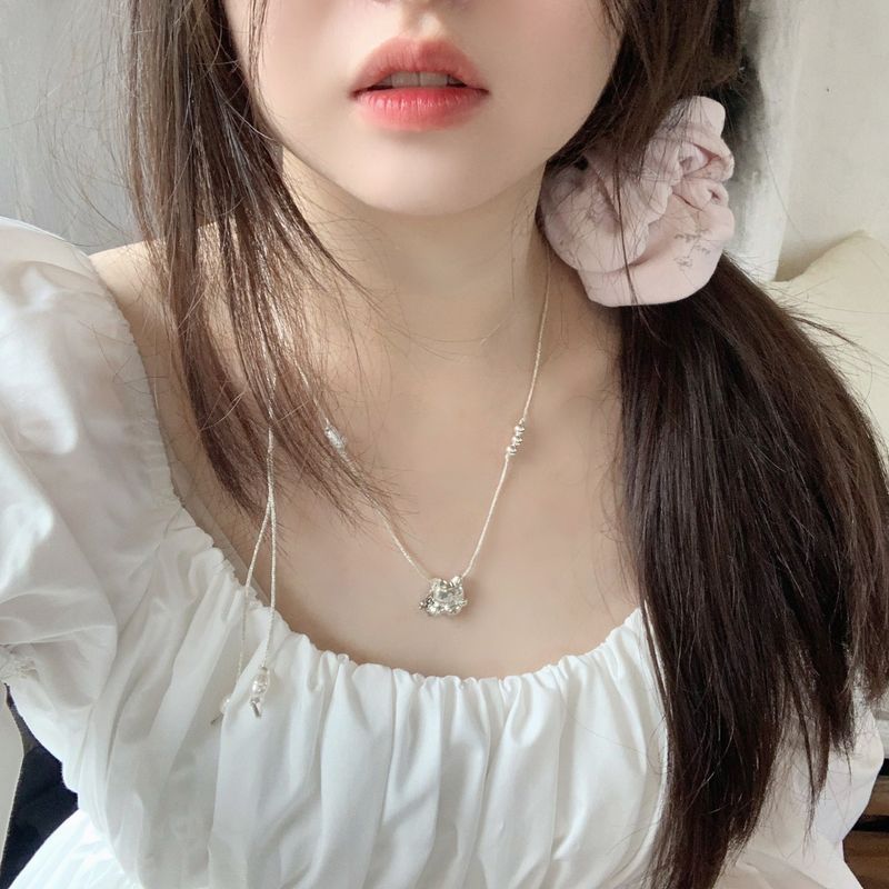 Delicottage（デルリコテージ）の「ガーデンヘアシュシュ, ベビーピンク（ヘアアクセサリー）」