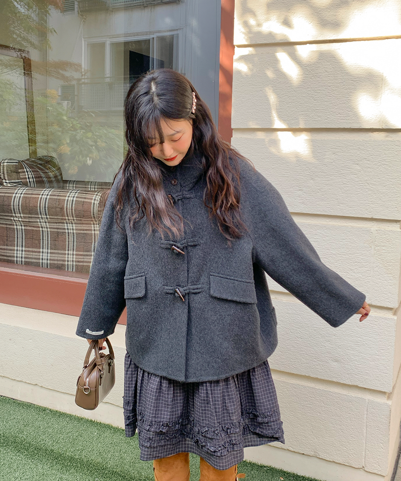 Duffle Half-Length Handmade Coat Jacket