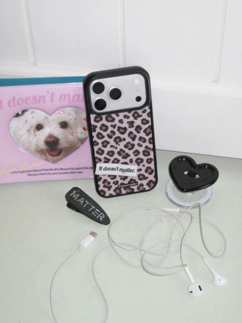 Wild Leo phone case (Dusty Pink)