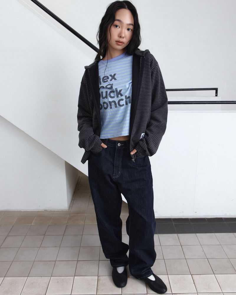 Drift Zip-Up Hoodie (Black)