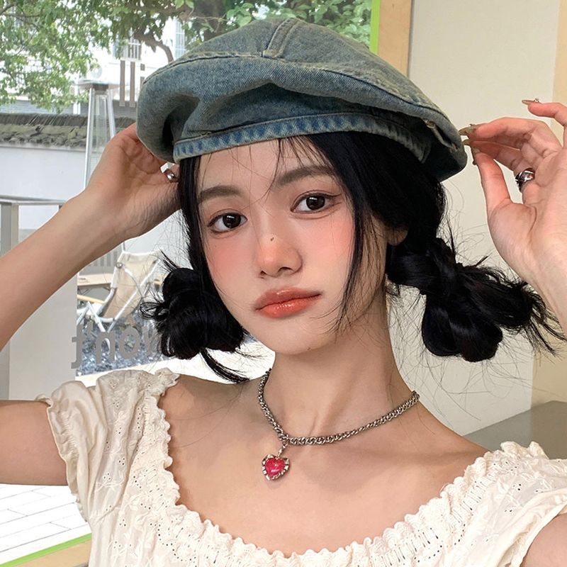 LOOKING4U(ルッキングフォーユー)の「On the Moment Denim Pocket Beret Hat C2 WASHING BLUE(帽子)」
