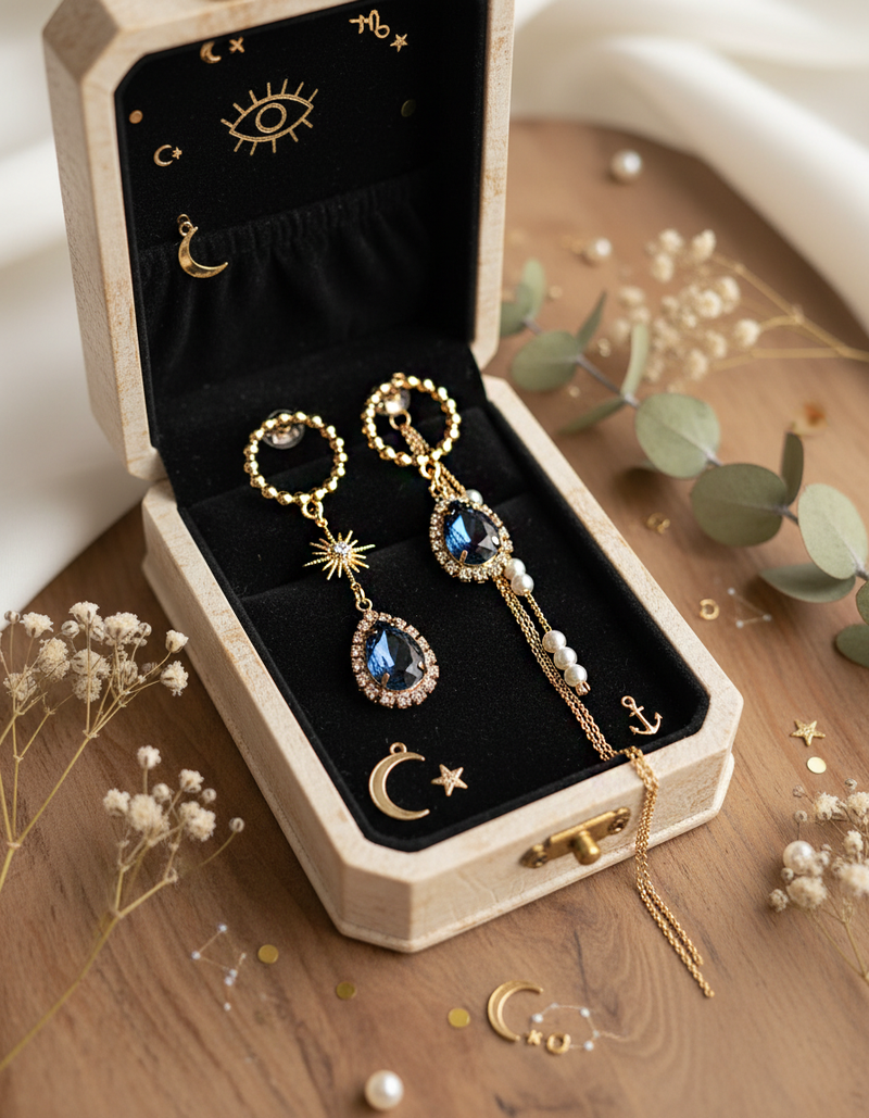 [SNSD Taeyeon Piercing] Meteor Shower Piercing - Navy