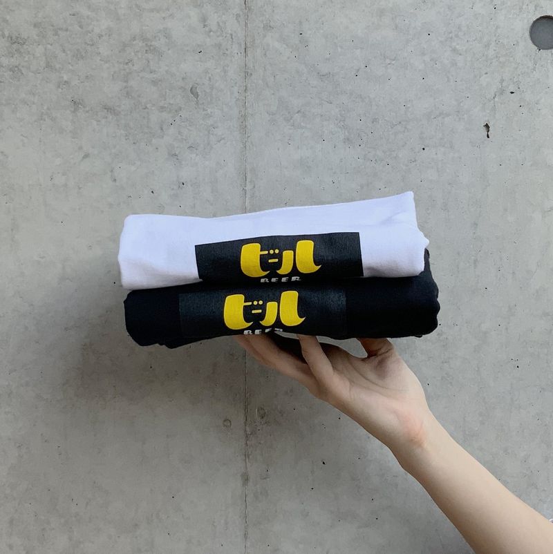 ふくだ  ビールロングTshirt