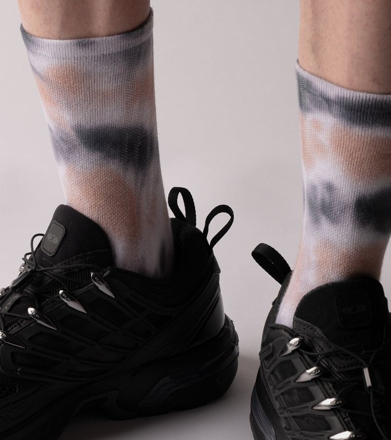 Spray Dye Crew Casual Socks (3 pair in)