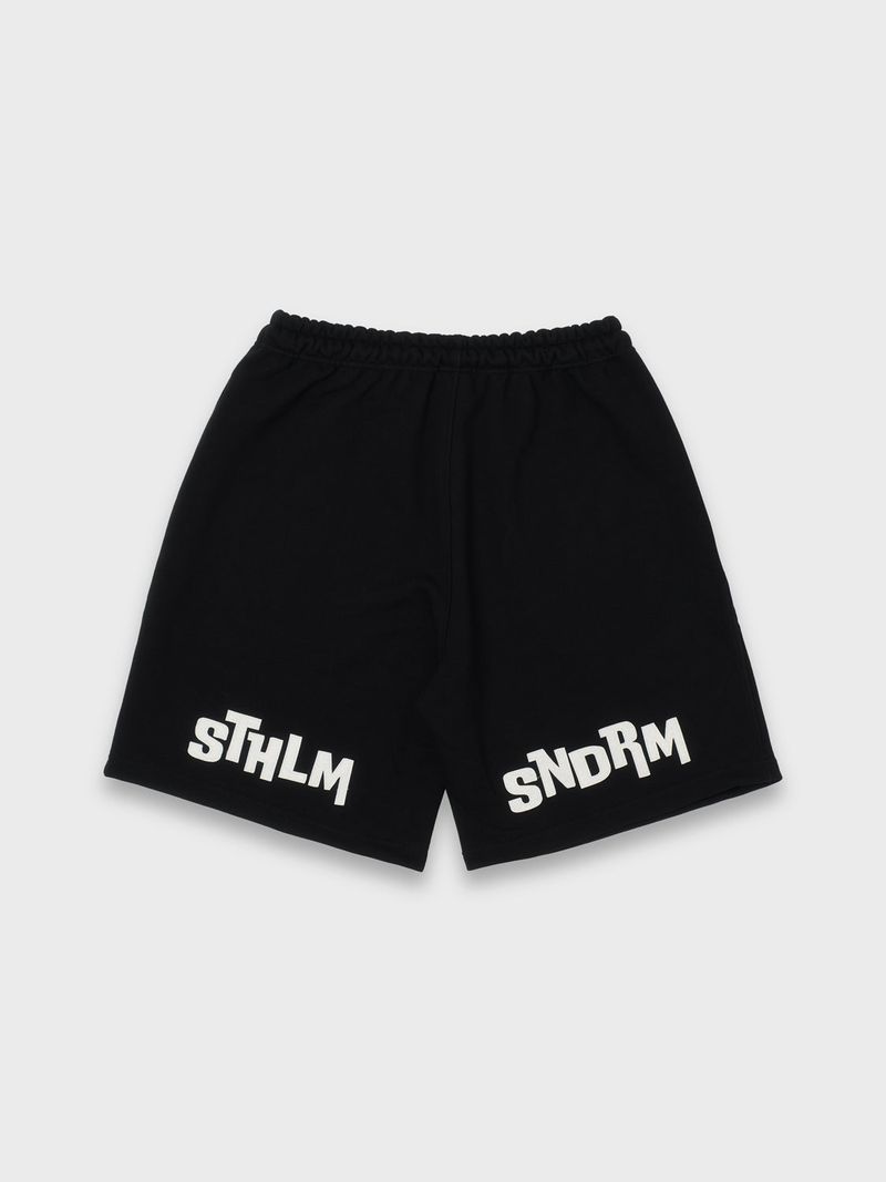 stockholm syndrome（ストックホルムシンドローム）の「アップリケショーツ - BLACK（パンツ）」