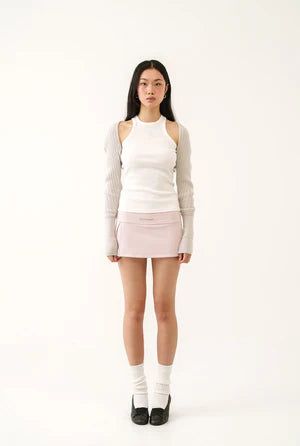 Athletic slit skirt - pink  