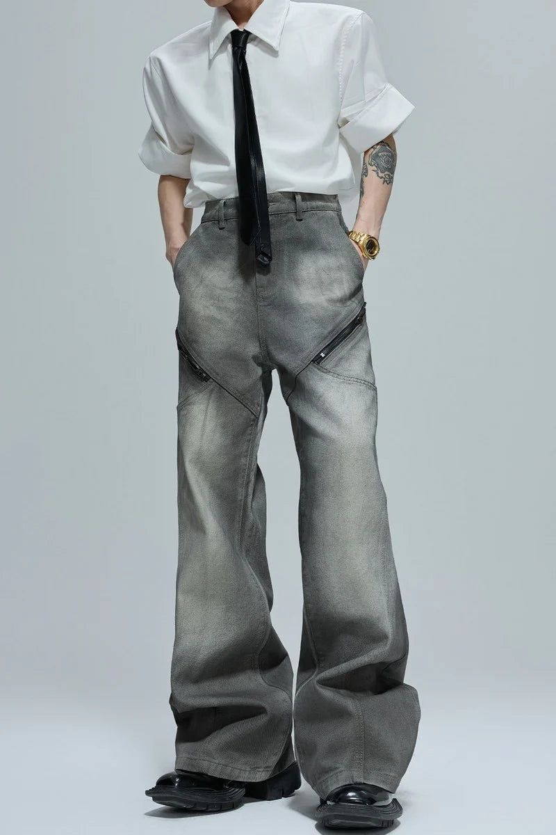 Argue Cultureの「Vintage Cement Grey Zipper Jeans(Pants)」