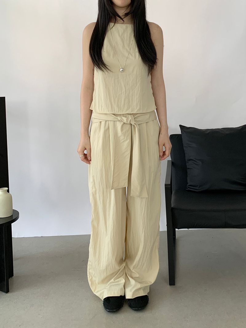 Raina scarf banding pants