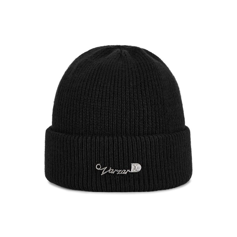 VARZAR Safety Pin Beanie / Black