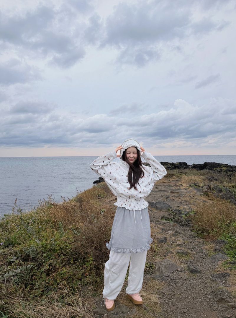 Chiffon Wrap Layered Banding Pants