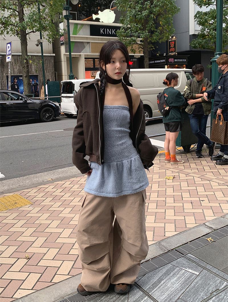 SLIM KNIT MUFFLER (7C)