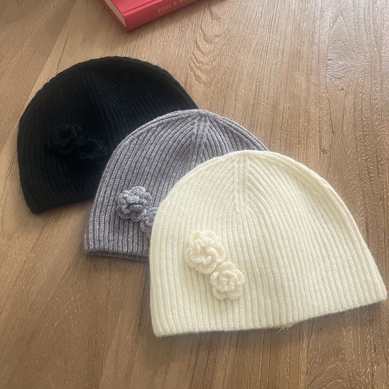 Kinzo Vintage Rose Knit beanie