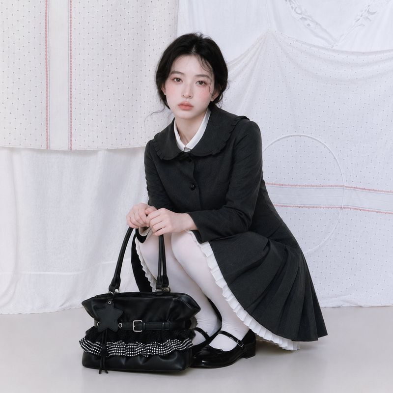 STAR FRILL BAG (3COLOR)