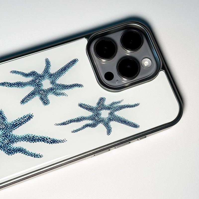 BORN IN CODE Starfish Phone Case (SV_Blue)