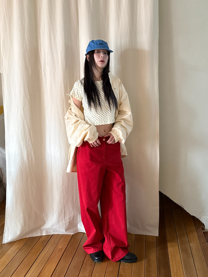 pop cotton pants