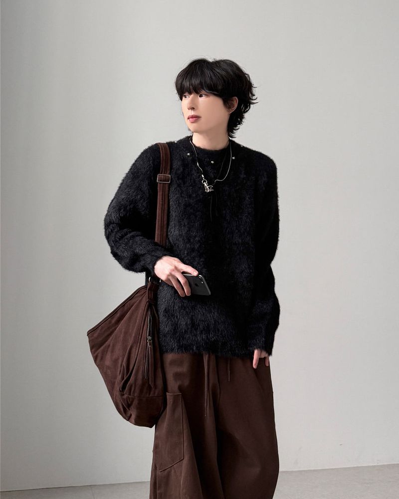 Chloe Pearl Angora Knit