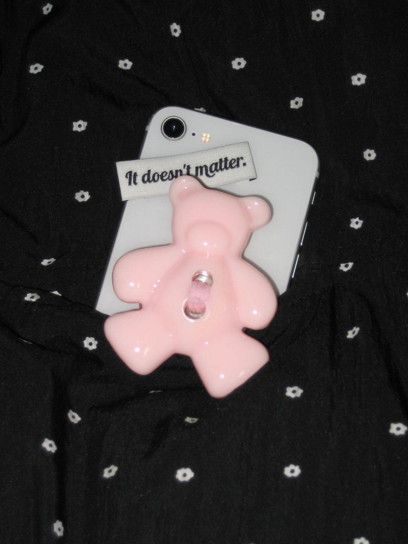 [Formica] Pinky Bear button tok, Basic