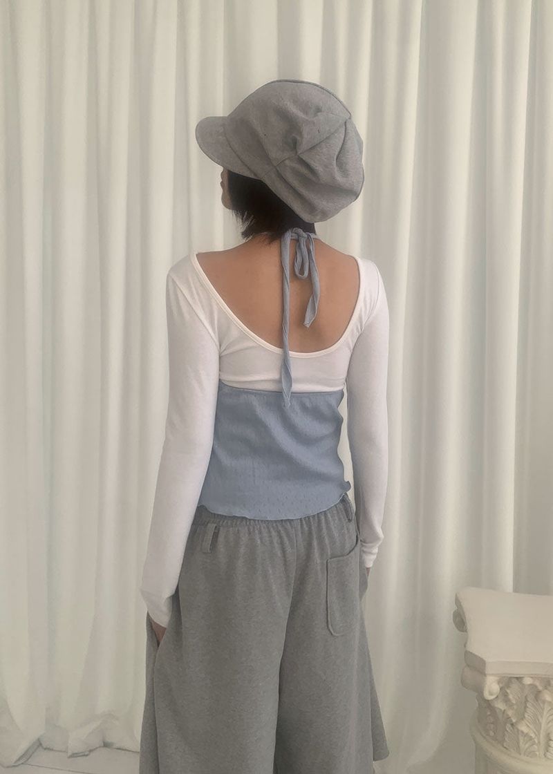 COTTON SHIRRING CAP