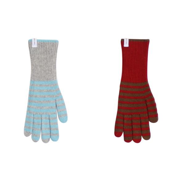PINK PINEAPPLE(ピンクパイナップル)の「CHEEKY STRIPE GLOVES(Fashion Accessories)」