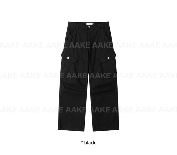HERRINGBONE CARGO PANTS