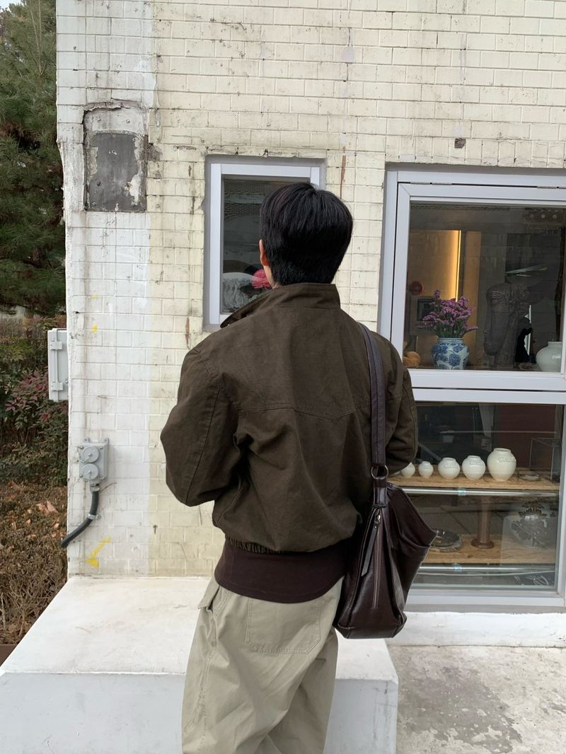 Arthur pin curved pants