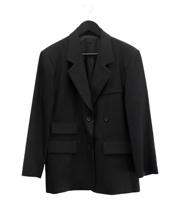 Pinble Stripe Pocket Wrap Jacket