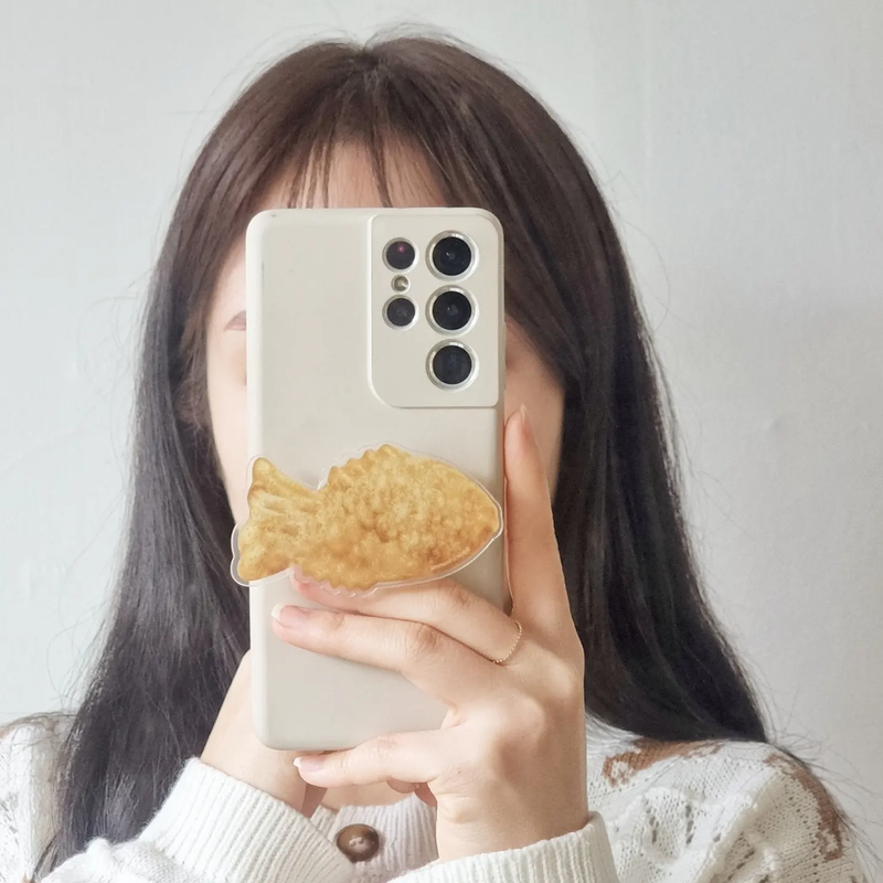 Sea bream fish bread food smart tok(sticker type)