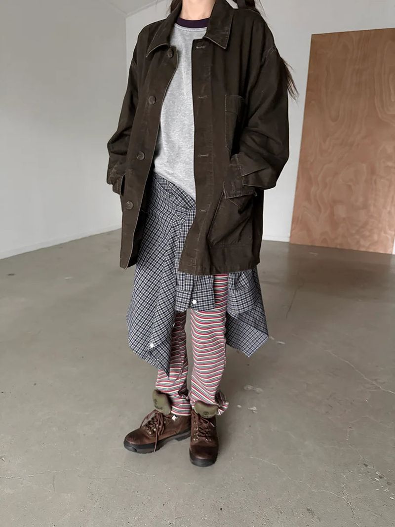  french mood peach jacket 