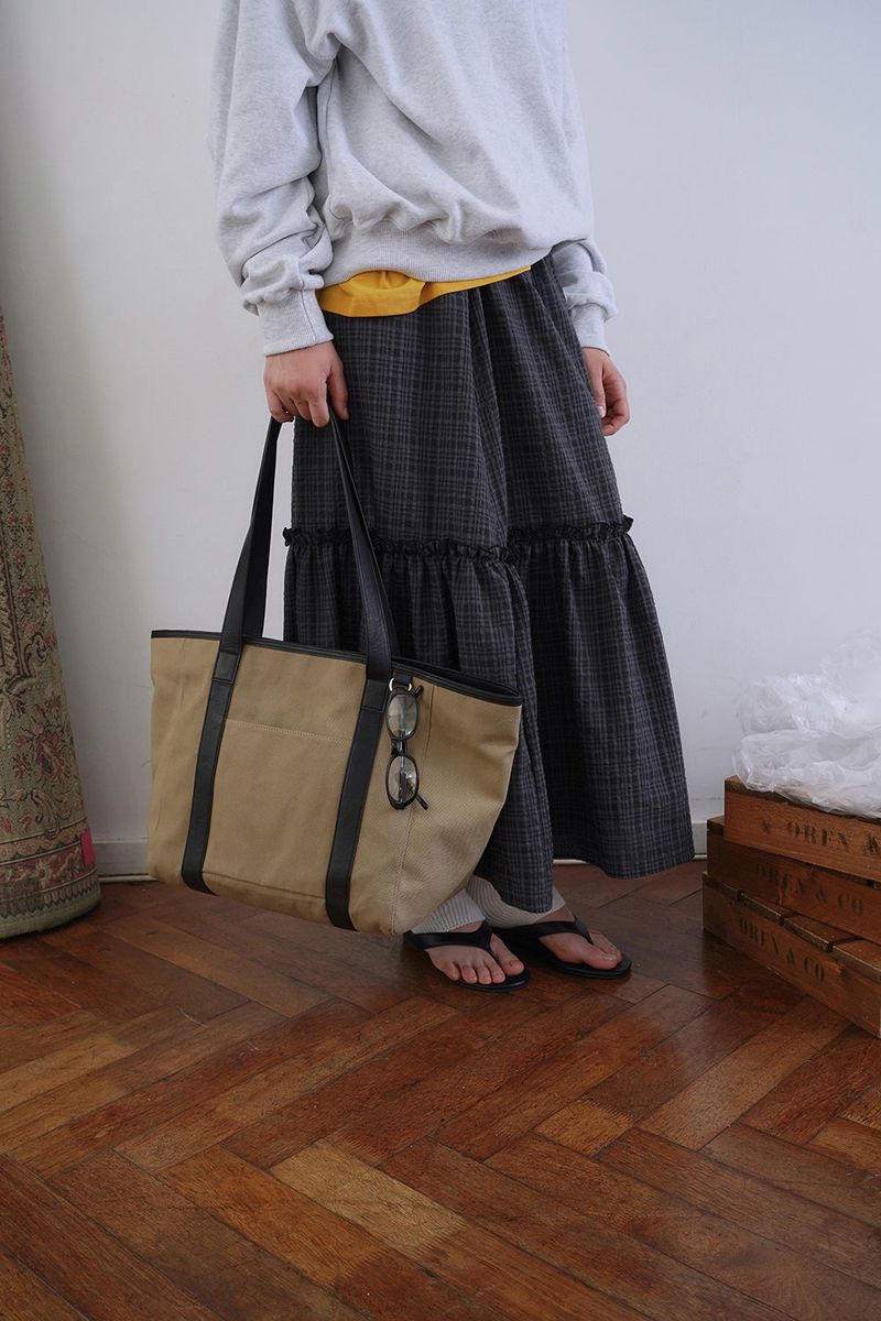 Carry shoulder bag_beige