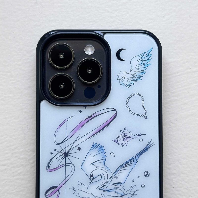 [Magsafe glass] Dreamy Swan case