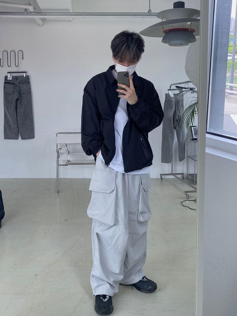 Afterglow Nylon Cargo Balloon Pants 2C