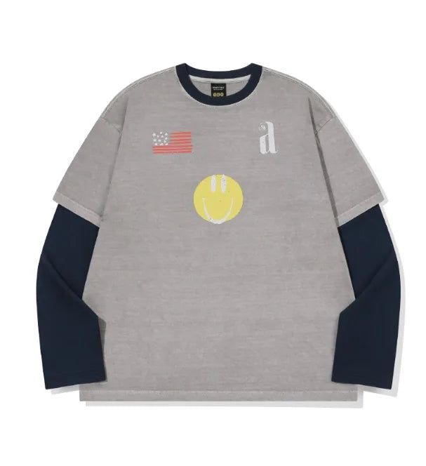 26FW★ Smile Layered Long Sleeve