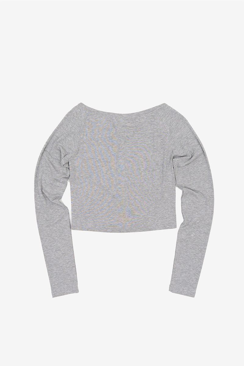 Lorric cropped button tee