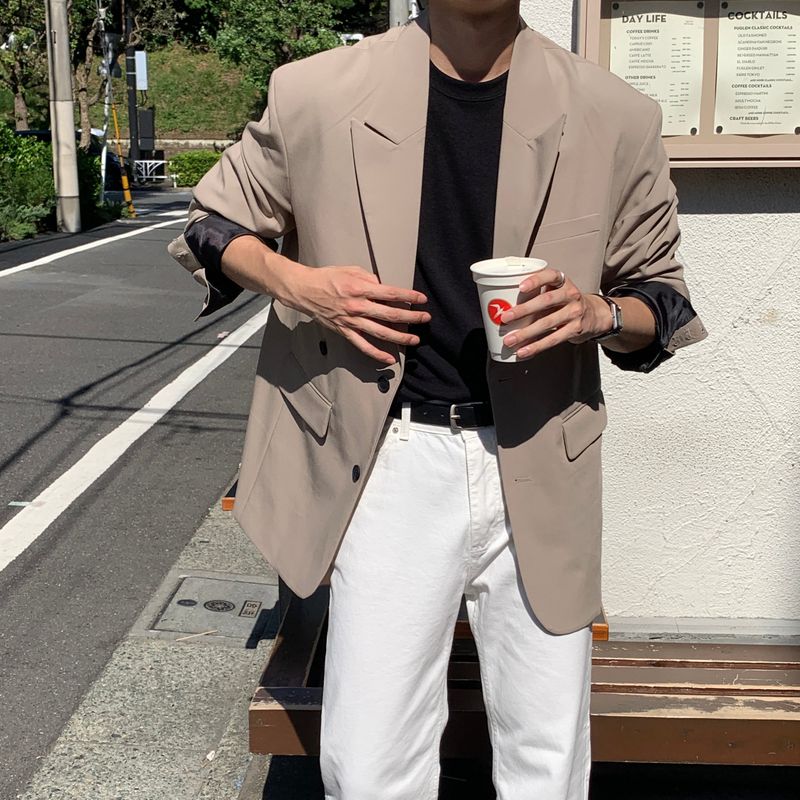 LMN First Oversized Fit Two-Burton Jacket (5 colors)