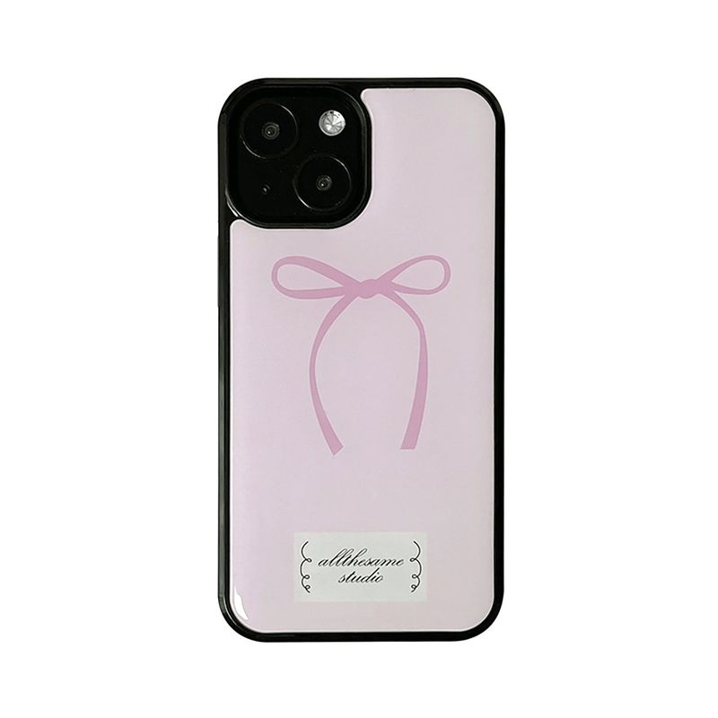 allthesamestudio(オールザセイムスタジオ)の「Ribbon epoxy bumper case (pink)(Smartphone Accessories)」