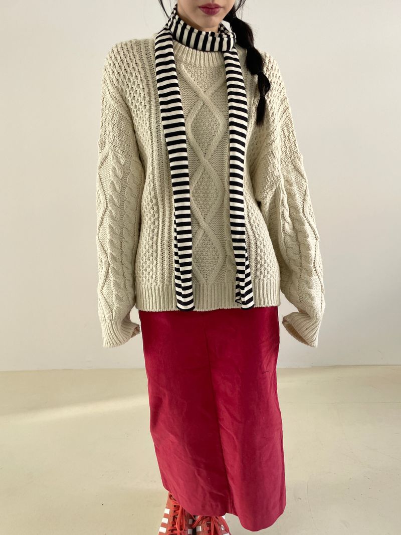 Remember corduroy long skirt 