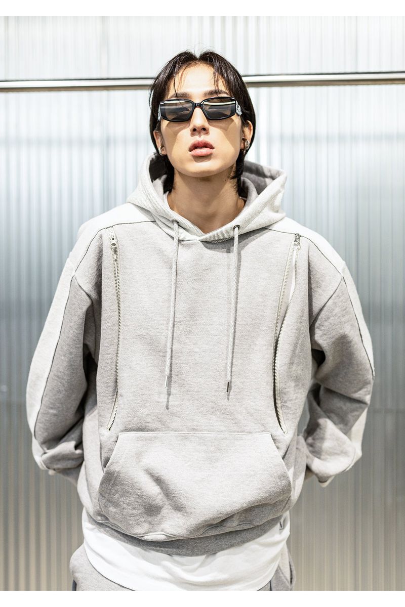 MASSNOUN(マスノウン)の「REVERSE INCISON OPEN HOODY(Tops)」