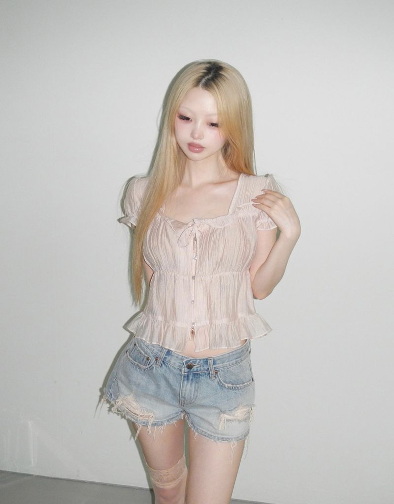 THEAIRTOWN（ザエアータウン）の「sophia bl(3 color)（Tops）」