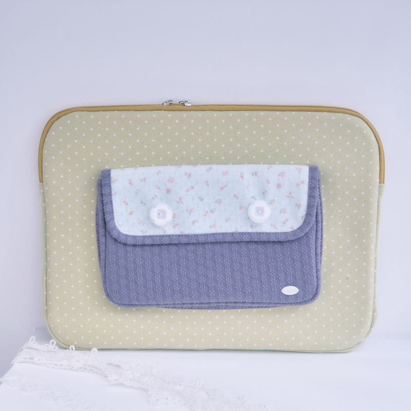 Big pocket notebook pouch_olive
